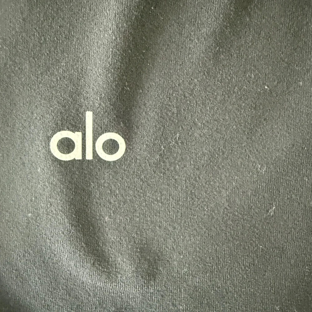 Alo Yoga Airbrush High-Waist Flare Leggings Womens Large Black